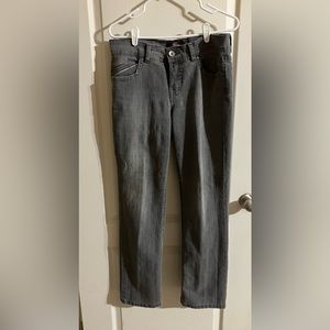 Gloria Vanderbilt Grey Jeans with metallic studs. Size 10. Lovingly worn.